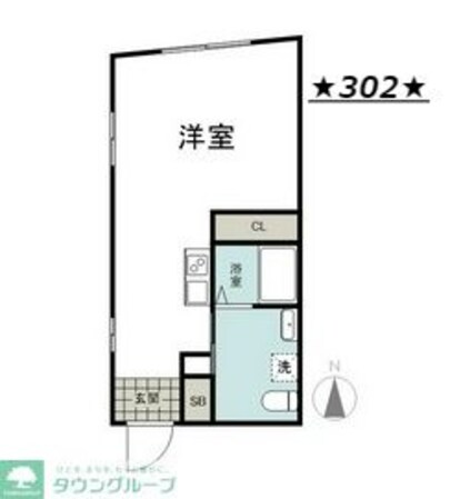 スカイヒルズ鷺ノ宮の物件間取画像